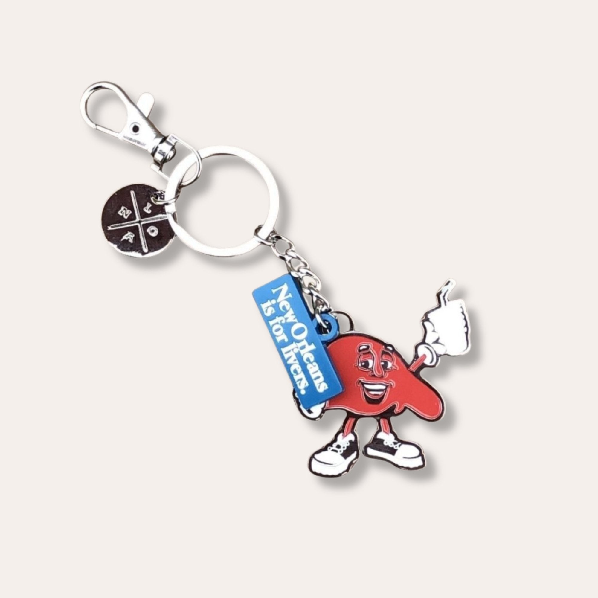 New Orleans is for Livers Keychain - Dirty Coast Press