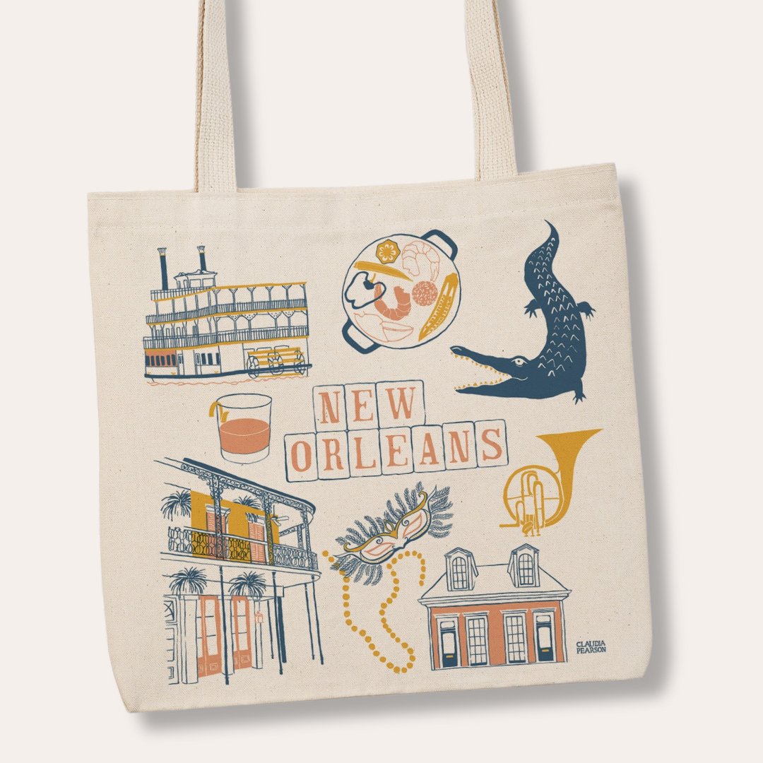 New Orleans Tote Bag - Dirty Coast Press