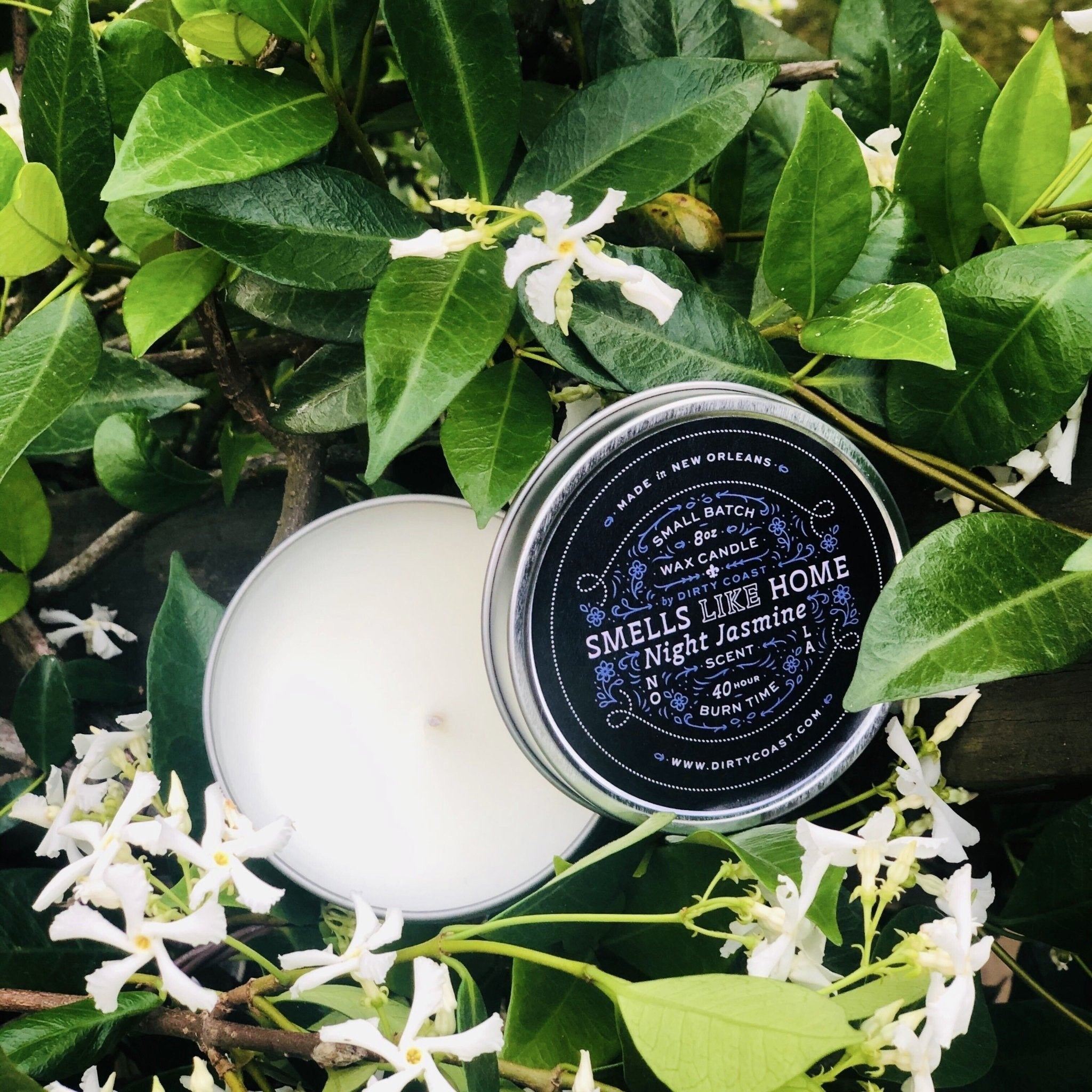 Night Jasmine Candle - Dirty Coast Press