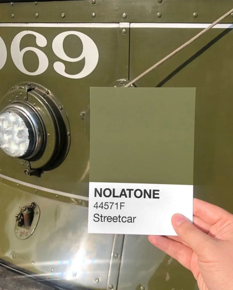 Nolatones Postcard - Streetcar - Dirty Coast Press