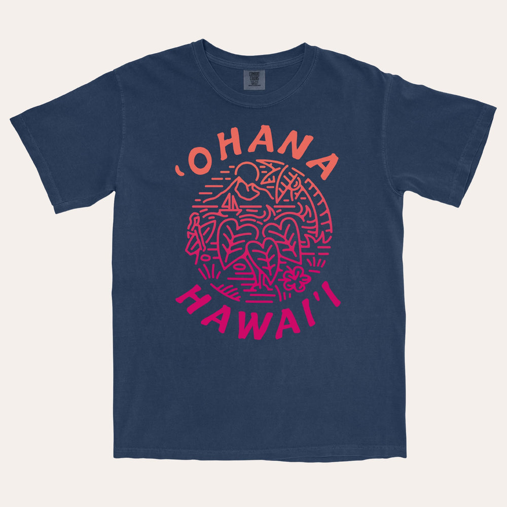 A Heart Of Ohana (Family)Tshirt-Love Your Family Hawaii T