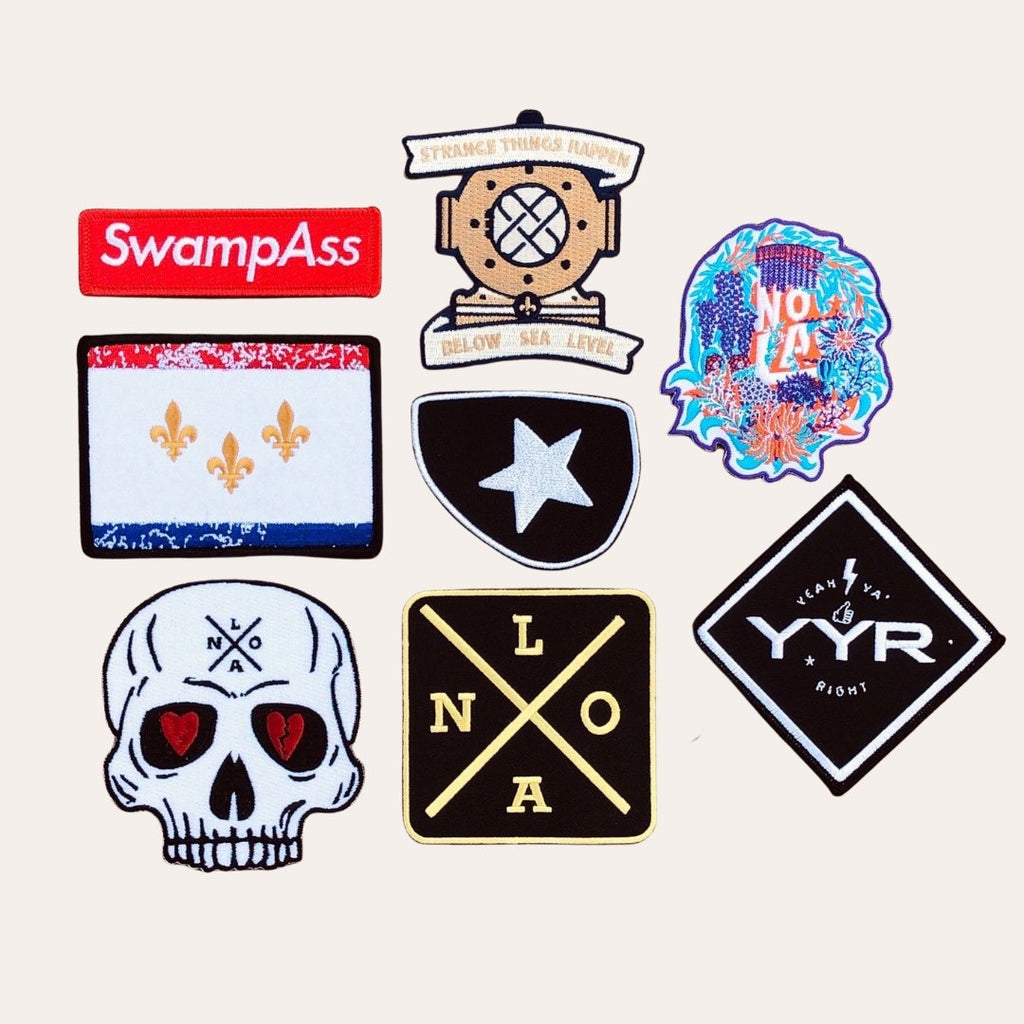 Designer Inspired Patches, Luxury Embroidered Patches