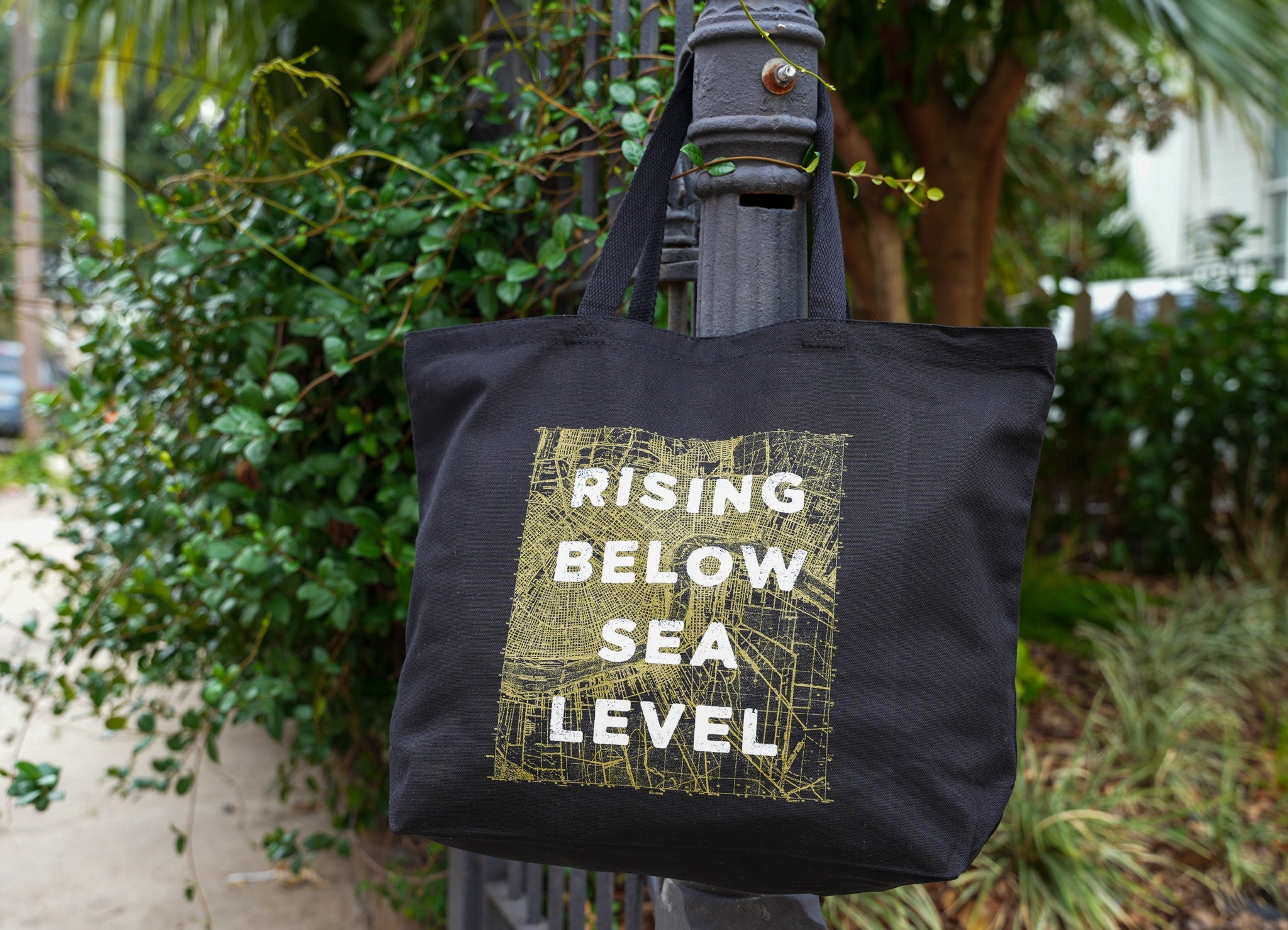 Rising Below Sea Level Tote Bag - Dirty Coast Press