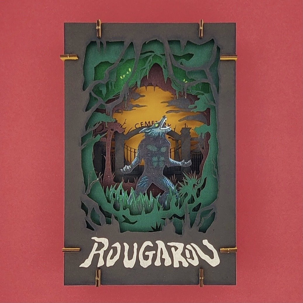 Rougarou 3D Diorama - Dirty Coast Press