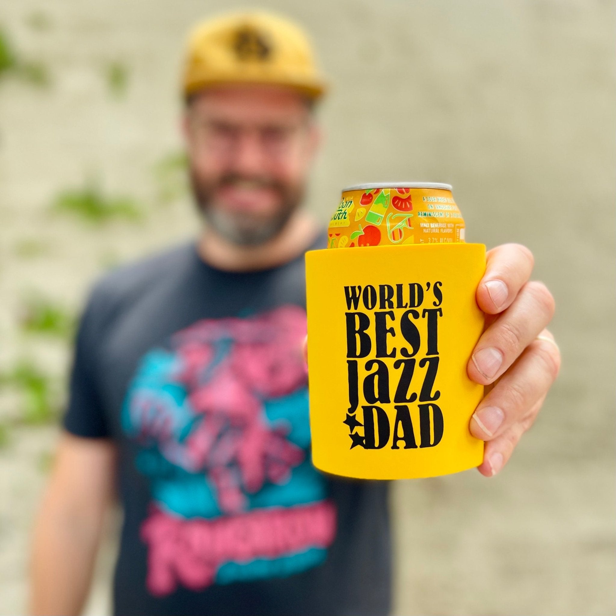 World's Best Jazz Dad Koozie - Dirty Coast Press